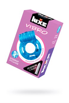 Виброкольцо Кошмар русалки + презерватив LUXE VIBRO 652