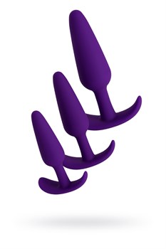 Набор анальных втулок TOYFA A-toys, 3 шт 10T00011929