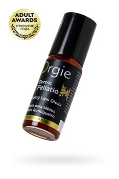Блеск для губ Orgie Sexy Vibe Electric Fellatio с вибрирующим эффектом, 10 мл 21340
