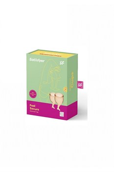 Набор менструальных чаш Satisfyer Feel secure Menstrual Cup (orange) 4002286