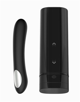 Набор для интерактивного секса: мастурбатор Onyx+ и черный вибратор Pearl 2 110211