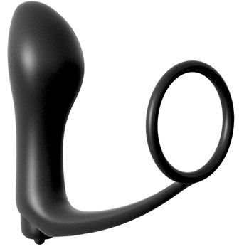 Анальная пробка с вибрацией с эрекционным кольцом Ass-Gasm Cockring Vibrating Plug PD468423