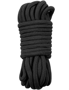 Верёвка Fetish Bondage Rope для бондажа и декоративной вязки, чёрный, 10 м FT001A03Black