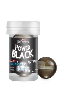 Лубрикант POWER BLACK в виде 2-х шариков (Холод-Горячо) HC269