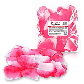 Бело-розовые лепестки роз Bed of Roses EFT003