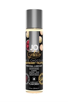 Вкусовой лубрикант "Трюфели из белого шоколада с малиной" White Chocolate Raspberry Truffle, 30 мл JO10590