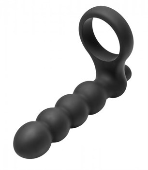 Насадка для двойного проникновения Double Fun Cock Ring with Double Penetration Vibe AE388