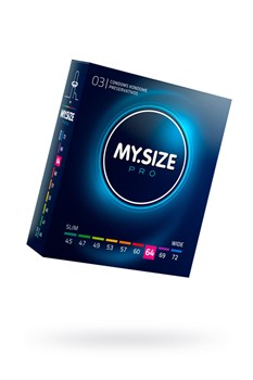 Презервативы MY.SIZE размер 64 - 3 шт. MY.SIZE№3-1
