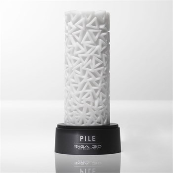 Белый 3D мастурбатор PILE TNH005
