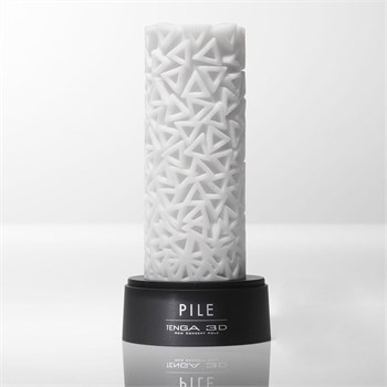 Белый 3D мастурбатор PILE TNH005