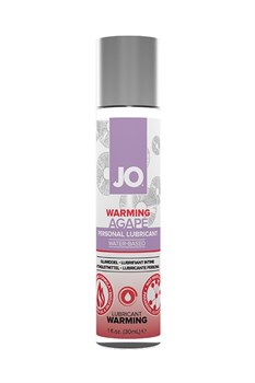 Возбуждающий легкий гипоаллергенный лубрикант JO Agape Warming, 30 мл JO41015
