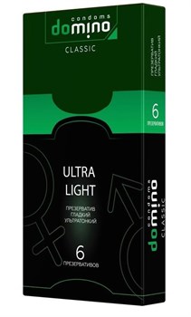Супертонкие презервативы DOMINO Classic Ultra Light, 6 шт 222580