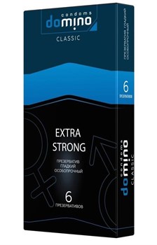 Суперпрочные презервативы DOMINO Classic Extra Strong, 6 шт 222579