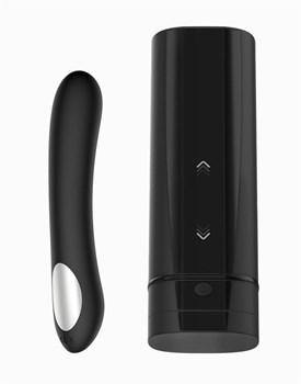 Набор для интерактивного секса: мастурбатор Onyx+ и черный вибратор Pearl 2 110211