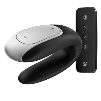 Вибратор для пар Satisfyer Double Fun с возможностью управления 4001692BLK