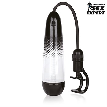 Черная вакуумная помпа Sex Expert SEM-55158