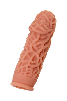Увеличивающая насадка с рельефными складочками Extreme Sleeve 012 S-size - 12,7 см ES.12-S