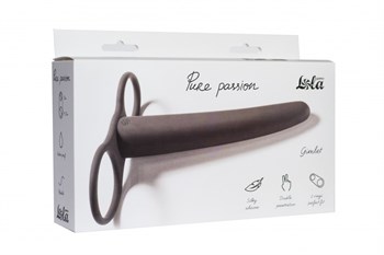 Насадка для двойного проникновения Pure Passion Gimlet black 1200-01lola