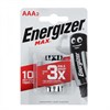 Батарейки Energizer AAA  MAX, 2 ШТ - фото 141226