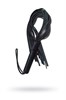 Чёрная кожаная плеть с жесткой ручкой, 63 см - фото 144106