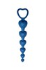 Синяя анальная цепочка Love Beam, 18 см - фото 146805
