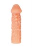 Насадка на член с шершавой головкой Cock Sleeve 007 Size L - 17,6 см - фото 151613