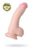 Реалистичный фаллоимитатор на присоске TOYFA RealStick Elite, TPR, телесный, 19 см, 4 см 982007-1 - фото 166149