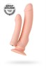 Реалистичный фаллоимитатор TOYFA A-Toys Twint, силикон, телесный, 19,5 см, 3,4 см 761030 - фото 168064