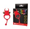 Красное виброкольцо с рожками Sweet Toys ST-40166-3 - фото 168166