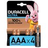 Батарейки Duracell AAA, 4 шт DURLR3t4BL - фото 168273