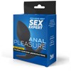 Чёрная анальная пробка с широким основанием Sex Expert, 8х3,9 см SEM-55047 - фото 169592