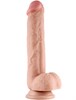 Фаллоимитатор на присоске Sliding Skin Dual Layer Dong, телесный, 44х245 мм LV317004 - фото 169676