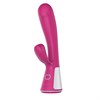 Розовый интерактивный вибратор Kiiroo Ohmibod Fuse, 18 см 17849 - фото 170216