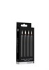 Набор восковых BDSM-свечей Teasing Wax Candles OU488BLK - фото 171182