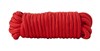 Красная хлопковая верёвка Bondage Rope 16 Feet, 5 м 520045 - фото 171365