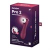 Bluetooth/App клиторальный вибростимулятор Pro 2 Generation 3 with Liquid Air (wine red) 4051840 - фото 171978