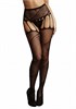 Колготки (имитация чулок) Crotchless Cut-Out Pantyhose DES042BLKOS - фото 172522