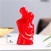 Свеча фигурная "Влюбленные", 12 см, красная 7322784 - фото 173909