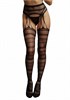 Колготки (имитация чулок) Suspender Striped Pantyhose DES043BLKOS - фото 174563