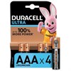 Батарейки Duracell AAA, 4 шт DURLR3t4BL - фото 180116
