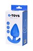 Анальная пробка с ограничителем A-Toys by TOYFA, 8,3х4,1 см 10T-00014565