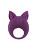 Перезаряжаемое кольцо для клиторальной стимуляции MiMi Animals Kitten Kiki Purple 7200-03lola - фото 181798
