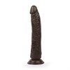 Фаллоимитатор-реалистик Erowoman черного цвета, 22 см ER-30059-1 - фото 182795