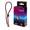 Фиолетовое лассо с утягивающей бусиной EE-10179-5 - фото 183305