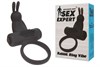 Эрекционное кольцо с ушками и вибрацией Sex Expert SEM-55058 - фото 183326