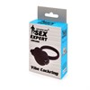 Черное эрекционное кольцо с вибрацией Sex Expert SEM-55113
