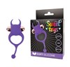 Фиолетовое виброкольцо с рожками Sweet Toys ST-40166-5 - фото 183365