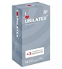 Презервативы с рёбрами Unilatex Ribbed - 12 + 3 шт. Unilatex Ribbed №12 + №3 - фото 183580