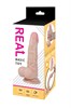 Фаллоимитатор REAL с мошонкой на присоске, 17x3,5 см RP10034 - фото 184102
