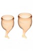 Набор менструальных чаш Satisfyer Feel secure Menstrual Cup (orange) 4002286 - фото 184230 Набор менструальных чаш Satisfyer Feel secure Menstrual Cup (orange) 4002286 - фото 184230